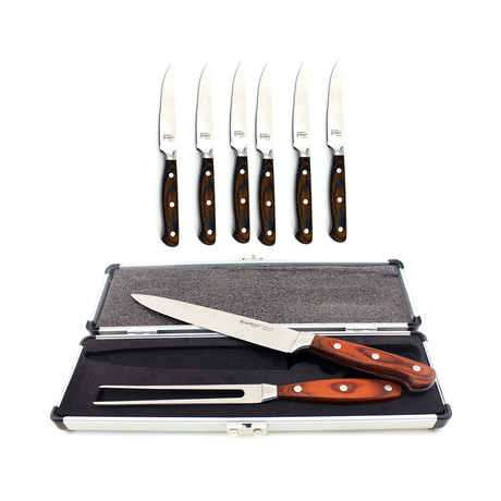 8pc Pakka Steak & Carve Set