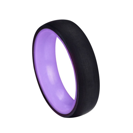 Black Titanium // Purple // 6mm (Size 5)