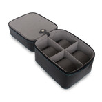 5 Watch Travel Case (Blue Stitching)