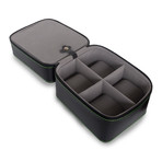 5 Watch Travel Case (Blue Stitching)