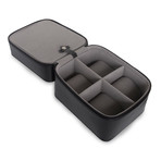 5 Watch Travel Case (Blue Stitching)