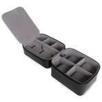 5 Watch Travel Case (Blue Stitching)