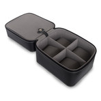 5 Watch Travel Case (Blue Stitching)