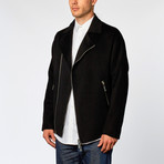 Zip-Up Fleece Jacket // Black (US: 50R)