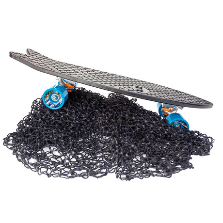 Complete Minnow Cruiser Skateboard (Blue)