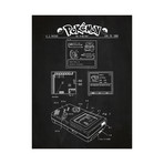 Pokemon (11"W x 17"H // Blue Grid)