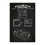 Pokemon (11"W x 17"H // Blue Grid)