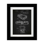 Nintendo Gameboy // 1993 (11"W x 17"H // Blue Grid)