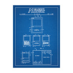 Magic: The Gathering (11"W x 17"H // Blue Grid)