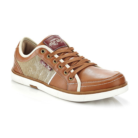 Marco Vitale // Retro Lace-Up Sneaker // Tan (US: 8.5)