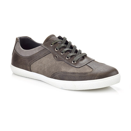 Sleek Lace-Up Sneaker // Grey (US: 8.5)