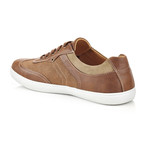 Sleek Lace-Up Sneaker // Brown (US: 8.5)