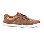 Sleek Lace-Up Sneaker // Brown (US: 8.5)