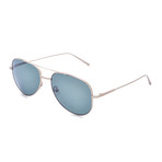 Calvin Klein Sunglasses // Light Aviator // Blue + Gold