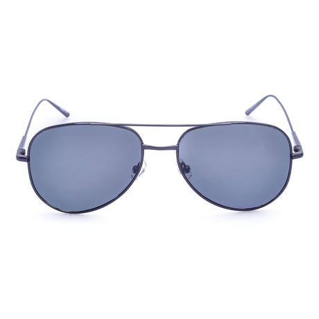 Calvin Klein Sunglasses // Light Aviator // Navy + Gun Metal