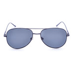 Calvin Klein Sunglasses // Light Aviator // Navy + Gun Metal