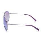 Calvin Klein Sunglasses // Burbank Aviator // Lilac