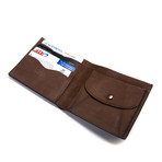 Classic Slim Fold Wallet (Brown)