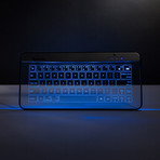 Glass Touch Smart Keyboard // Bluetooth (Silver + Dark Grey)