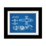 Firefly Serenity Blueprint (Blue Grid)