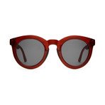 The T.V Eye // Gloss Cherry Cola + Grey Lenses