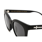 The Pop Control // Flat Black + Grey Lenses