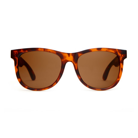 The Nudie Mag // Matte Brown Tortoise + Amber Lenses