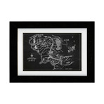 Middle Earth Map (17"W x 11"H // Chalkboard)