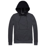 Caine Hooded Sweater // Dark Marl Grey (S)