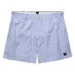 Bennett Boxer Short // Stripe Navy Dot (S)