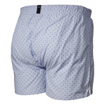 Bennett Boxer Short // Stripe Navy Dot (S)