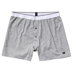 Pierce Relaxed Boxer Brief // Light Marl Grey (S)