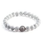 Lion King Bracelet // Silver + Polar White