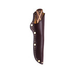 Coney Island Boardwalk Camping Knife + Sheath // Carbon Steel