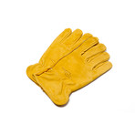 Embossed Riding Glove // Gold (Medium)