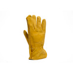 Embossed Riding Glove // Gold (Medium)