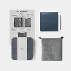 Aki Bifold Wallet // Blue