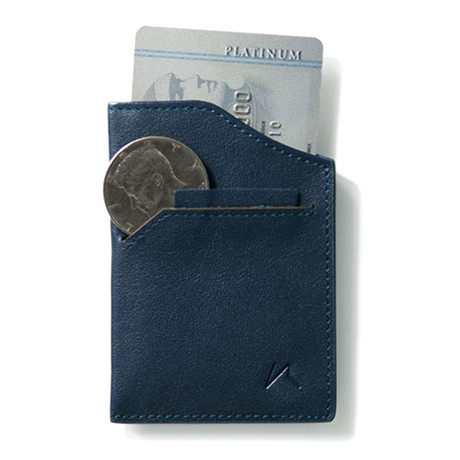 Natsu Card Holder Wallet // Blue