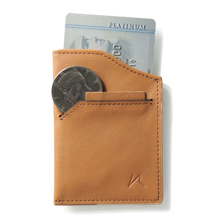 Natsu Card Holder Wallet // Tan