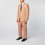 Plaid Classic Fit Suit // Raddish (46R)