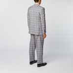 Plaid Classic Fit Suit // Navy (US: 44R)