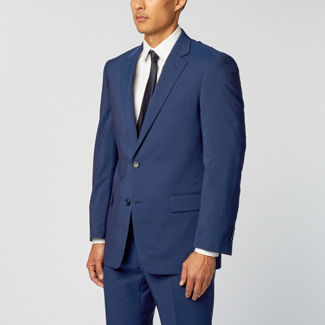 Fine Shadow Stripe Classic Fit Suit // Navy (US: 34R)