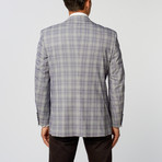 Plaid Classic Fit Blazer // Navy (US: 38R)