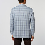 Stripe Slim Fit Blazer // Dark Navy (46R)