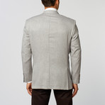 Renoir // Herringbone Blazer // Grey + White (US: 40R)