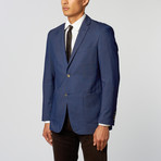 Birdseye Solid Slim Fit Blazer // Deep Navy (US: 38R)