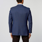 Birdseye Solid Slim Fit Blazer // Deep Navy (US: 48R)