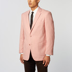 Birdseye Two-Tone Classic Fit Blazer // Raddish (46R)