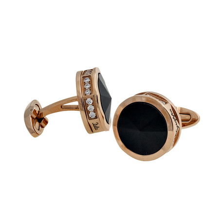 Montegrappa // NeroUno Pure Brilliance Cufflinks (Tiger Eye)