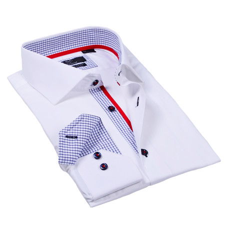 Button-Up Dress Shirt // White (S)